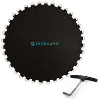 SkyBound Trampoline Replacement Mat with 72 V-Rings & 125" Wide (Fits 12ft Diameter Frame & 5.5" to 6.5" Springs)