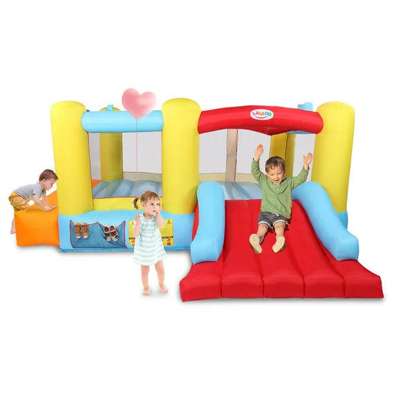 Ktaxon Kids Inflatable Bouncer House Castle with Ball Pit Jumper Moonwalk