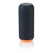 onn. Large Rugged Bluetooth Speaker with LED Lighting, Grey