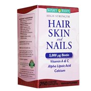 Nature's Bounty Extra Strength Hair Skin Nails, 250 Count