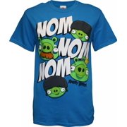 Angry Birds Nom Nom Nom T-Shirt [Blue, Adult Small]