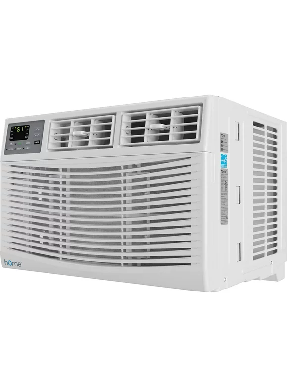 Homelabs 8,000 BTU Window Air Conditioner Energy Star Certified AC Unit with Digital thermostat and Easy-to-Use Remote Control Ideal for Rooms up to 350 Square Feet