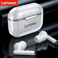 Lenovo LivePods LP1 True Wireless Earbuds Bluetooth 5.0 Headphones TWS Stereo Earphones with Touch Control Dual Hosts TWS Headsets IPX4 Waterproof Sports Headphones with Noise Reduction Technology