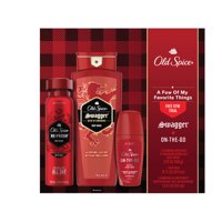 ($14 Value) Old Spice Swagger Holiday Gift Pack: Body Spray + Swagger Body Wash + On-The-Go Anti-Perspirant for Men