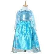 Summer New 3-8Y Girl Princess Elsa Cosplay Party Costume Fancy Dress Gown