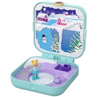 Polly Pocket Frosty Fairytale Compact with 3 Hidden Surprises