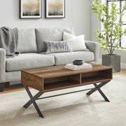 Roanoke Modern X-Leg Coffee Table by Manor Park - Multiple Finishes