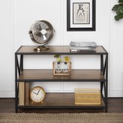 Frisco X-frame Barnwood Bookcase by River Street Designs