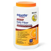 (2 Pack) Equate Fiber Therapy Supplement Orange Flavor Powder, 180 Ct, 36.8 Oz