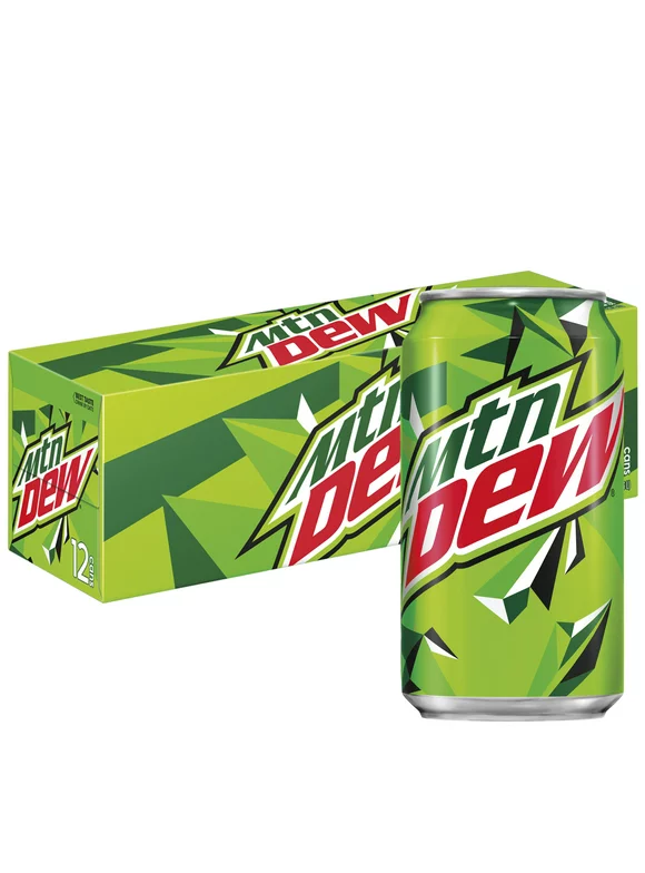Mountain Dew Citrus Soda Pop, 12 fl oz, 12 Pack Cans