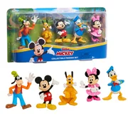 Mickey Mouse Collectible Figure Set, 5 Pack, Figures, Ages 3 Up, by Just Play