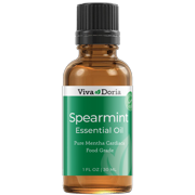 Viva Doria 100% Pure Spearmint Essential Oil, Undiluted, Food Grade, 1 fl oz