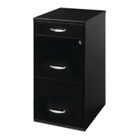 Space Solutions 3 Drawer File Cabinet with Pencil Drawer, Multiple Colors