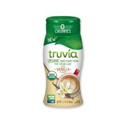 Truvia Organic Zero Calorie Liquid Stevia Sweetener, Bottle, Vanilla flavor