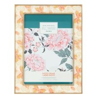 Drew Barrymore Flower Home 5x7 Rectangular Metal Table Top Single Picture Frame, Cream
