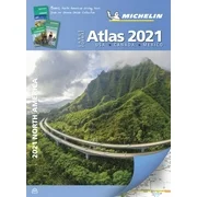Michelin North America Large Format Atlas 2021 : USA Canada Mexico (Edition 10) (Paperback)
