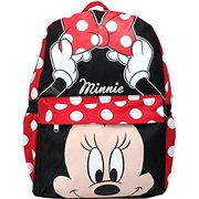 Backpack - Disney - Minnie Mouse Face All-Print 16" School Bag New 125592-2