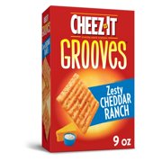 Cheez-It, Crunchy Cheese Snack Crackers, Zesty Cheddar Ranch, 9 Oz