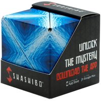 SHASHIBO - The Shape Shifting Box (36 Rare Earth Magnets) STEM/STEAM Fidget Geometric 3D Magnetic Transforming Magnetic Box Magic Cube - Blue Planet