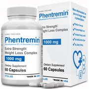 Phentremin Extra Strength Weight Loss Complex Best Appetite Suppressant 37.5 60 Capsules