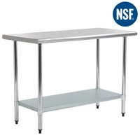 Stainless Steel Kitchen Work Table Commercial Restaurant Table, 24 X 48 inchs