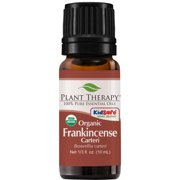 Plant Therapy Frankincense Carteri Organic Essential Oil | 100% Pure, USDA Certified Organic, Undiluted | 10 mL (1/3 oz)