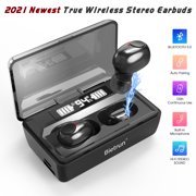 Wireless Bluetooth Earbuds, Bietrun Update Bluetooth 5.0 Wireless Headphones 100 Cycle Playing Time Deep Bass Bluetooth Earphones Headset with 1800mAh Charging Case for iPhone/Android Cell Phone
