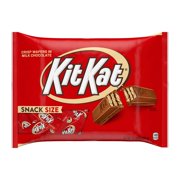 KIT KAT, Milk Chocolate Wafer Snack Size Candy Bars, Individually Wrapped, 10.78 oz, Bag