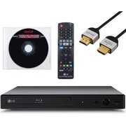 LG BP350 Blu-Ray Disc Player with Built-in Wi-Fi - Amazon, Netflix, YouTube + Remote Control + NeeGo High-Speed HDMI Cable W/Ethernet NeeGo Lens Cleaner