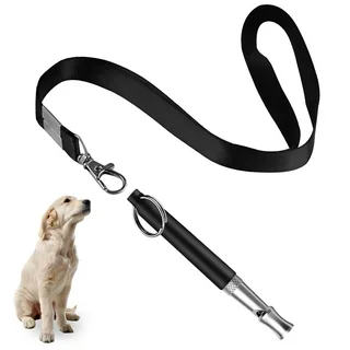 Dog Whistle for Stop Barking & Recall, Ultrasonic Dog Whistle Adjustable Frequencies