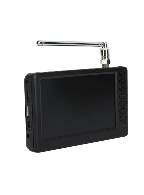 Digital Television Portable Tv Handheld Tvs Televisions And Video Products LEADSTAR 5 Inch Digital Television Portable Digital TV For Car Camping Kitchen US Plug 110-220V, 16:09