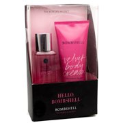 Victoria's Secret HELLO BOMBSHELL Set; Fragrance Mist 2.5 fl oz, Velvet Body Cream  3.4 fl oz