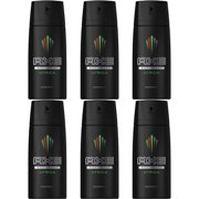 6 Pack Axe Africa Mens Deodorant Body Spray, 150ml