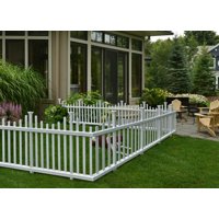 Zippity Outdoor Products Madison No-Dig Vinyl Fence Kit (30in x 56in) (2 Pack)