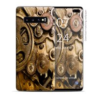 Skin Decal Vinyl Wrap for Samsung Galaxy S10 Plus - decal stickers skins cover - Steampunk Gears Steam Punk Old