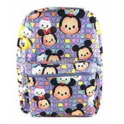 Backpack - - Tsum Tsum - All-Over Print Purple 16 School Bag 120818