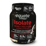 Equate Isolate Whey Protein Powder, Vanilla, 30g Protein, 1.84 Lb
