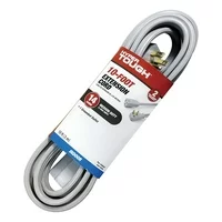 Hyper Tough 10FT 14AWG 3 Prong Gray Indoor Air Conditioner Extension Cord