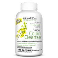 Health Plus Super Colon Cleanse, 240 Capsules, 120 servings