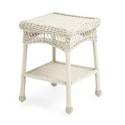 Easy Care Wicker End Table / Patio Side Table