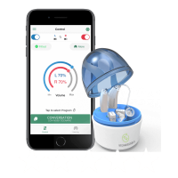 DiscoMax Bluetooth Rechargeable Hearing Aids - smart phone App for iphone/iOS/android - low cost hearing ear aid assist Amplifier - Pair - FREE 2X replaceable battery modules