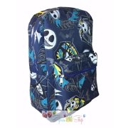 Nightmare Before Christmas Jack Large 16" School Backpack All Over Print -Blue-