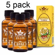 5 Pcs 100% PURE Plant Therapy Lymphatic Drainage Ginger Oil Muscle Massage Oil for Body - Faster Pain Relief