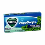 Vicks VapoDrops Cough Relief Drops Menthol Flavor 20 Each [case of 20] (Pack of 6)