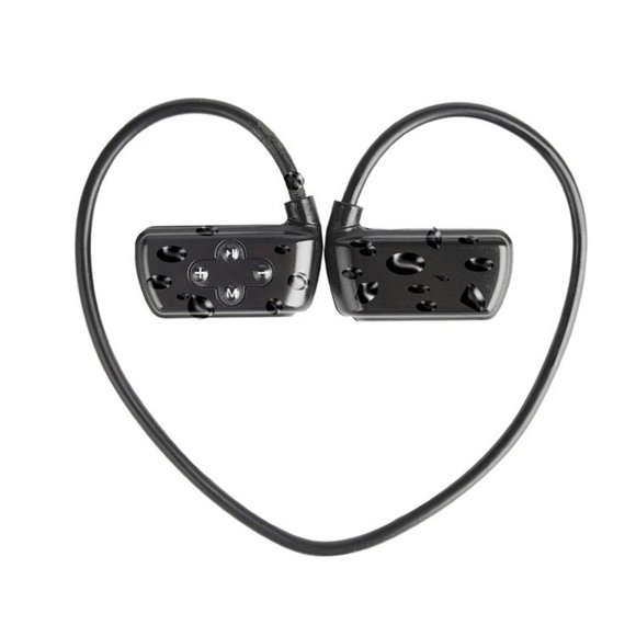 HYC-901 Wireless 5.0 Headphones IPX8 Waterproof Swimming Sports Headset with Mic 8GB MP3 Player Earphone