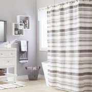SKL Home Geo Stripe Fabric Shower Curtain, 70" x 72"