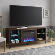 Novogratz Concord Fireplace TV Stand for TVs up to 70", Walnut