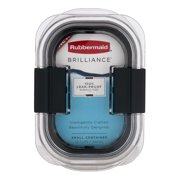 Rubbermaid Brilliance Food Storage Container, Multiple Sizes, Clear