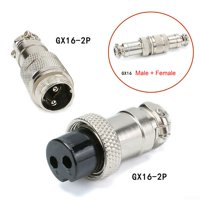 GX16 2/3/4/5/6/7/8Pin Aviation Plug Male & Female Metal Connector Plug Socket