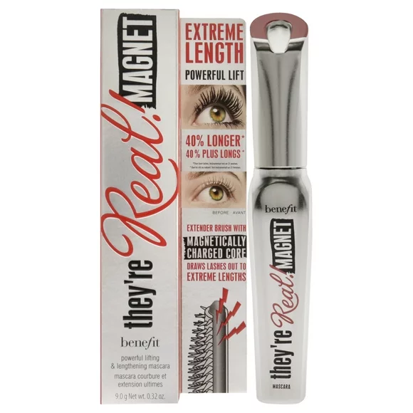 Benefit by Benefit , They're Real! Magnet Powerful Lifting & Lengthening Mascara - # Supercharged Black  --9g/0.32oz